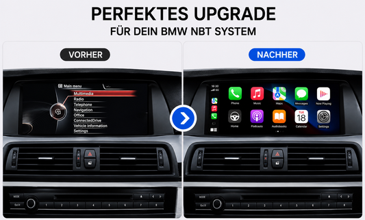 BMW Linux Display NBT Wireless CarPlay & Android Auto Für F10 F11 (2012-2017)