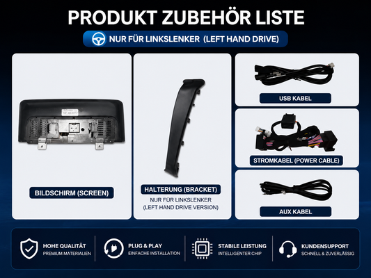 BMW Linux Display NBT Wireless CarPlay & Android Auto Für F20 F21 F22 F23 (2012-2016)