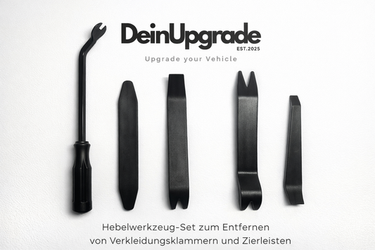 Montage-Hebelwerkzeug Set 6-teilig für Innenraum- und Radioausbau – kratzfreies Werkzeug inkl. Stahlhebel