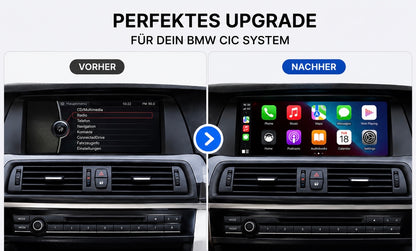BMW Linux Display CIC

Wireless CarPlay & Android Auto
Für F10 F11 (2011-2012)