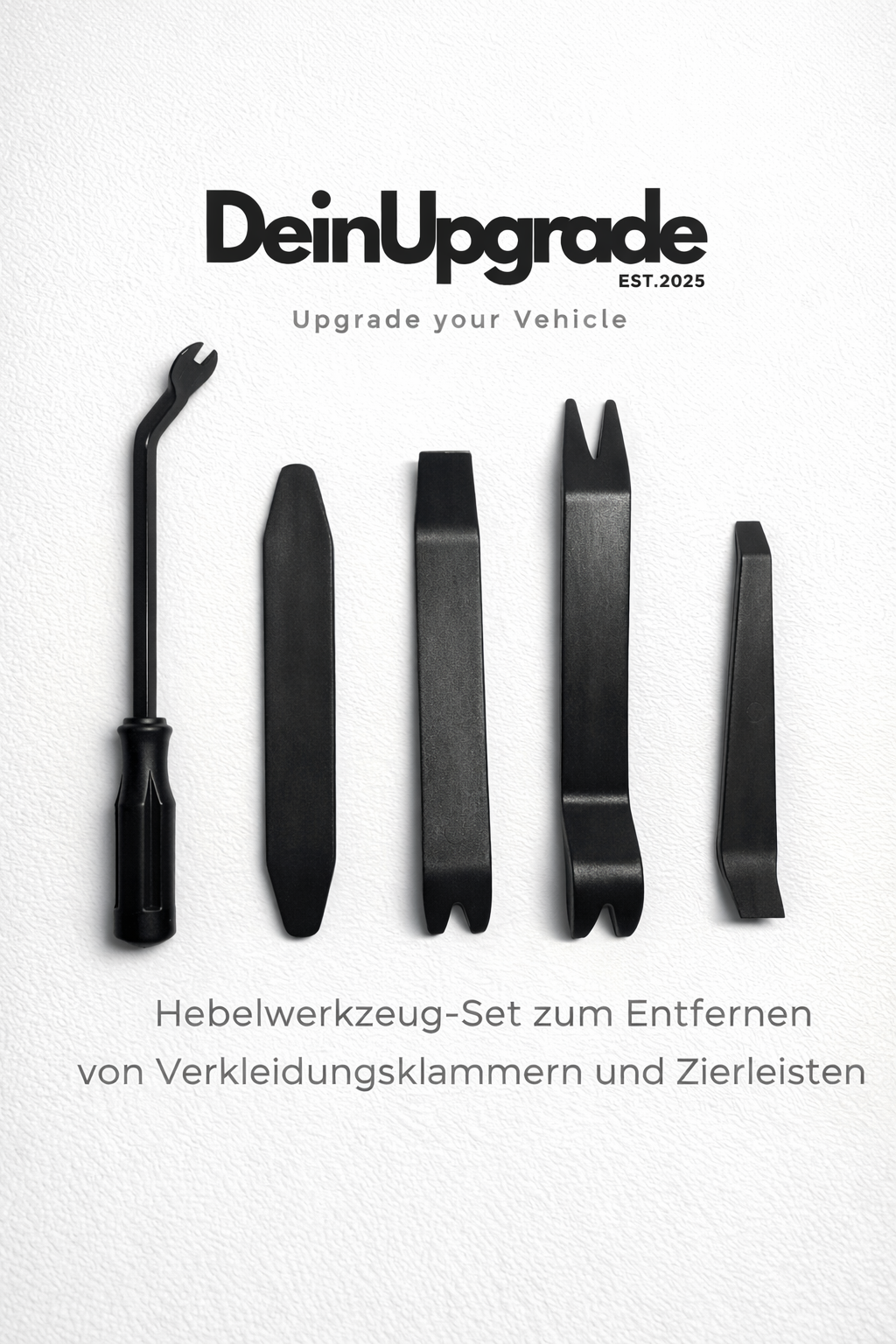 Montage-Hebelwerkzeug Set – Innenraum & Radio Ausbau (5-teilig)