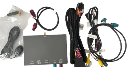 BMW CarPlay Nachrüstmodul Set – Wireless CarPlay & Android Auto Interface mit Kabelsatz