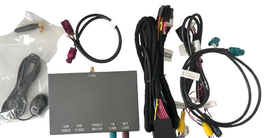 BMW CarPlay Nachrüstmodul Set – Wireless CarPlay & Android Auto Interface mit Kabelsatz